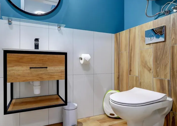 Poddabek Comfort I Z Tarasem Na Dachu, Ogrodkiem, Basenem Zewnetrznym I Wewnetrznym, Sala Zabaw I Animacjami Апартаменты